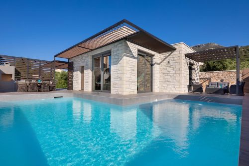 pool and house